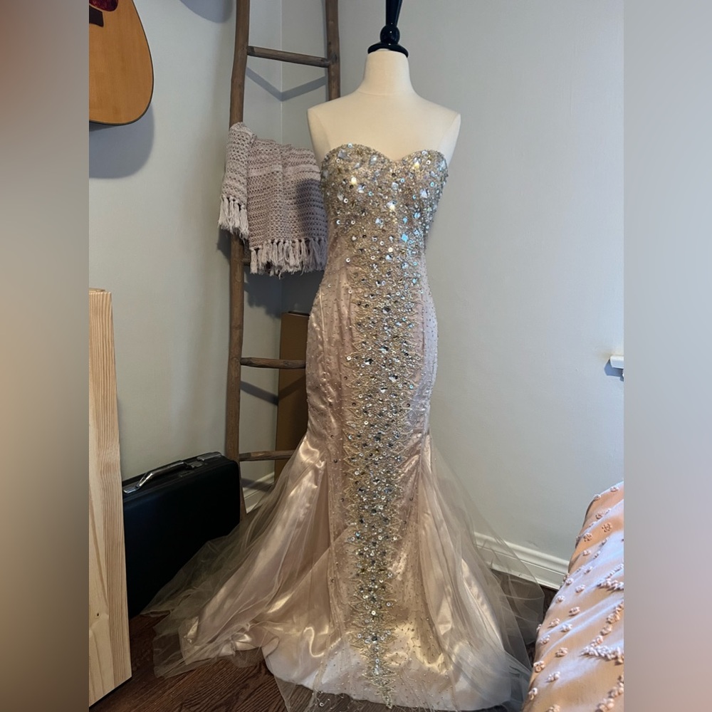 Sequin Prom Maxi Dress